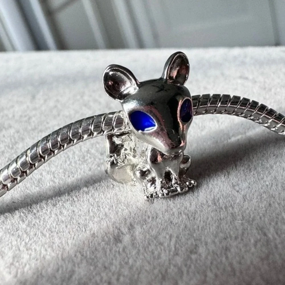 Blue Eye Fox‎ Charm fits PANDORA
